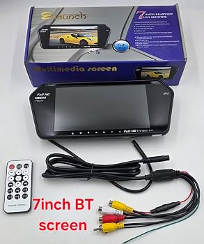 7-Inch Car LCD Monitor & MP5 Media Player – Full HD 1080p Support, LED Backlight