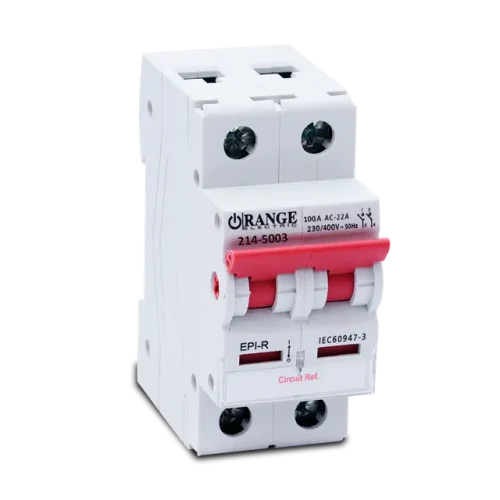 10KA 100Amp. 2Pole 230/400V Isolator